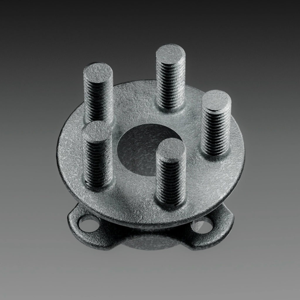 Industrial Cast Zinc Metal PBR Texture - Example Scene Visualization | Superellipse