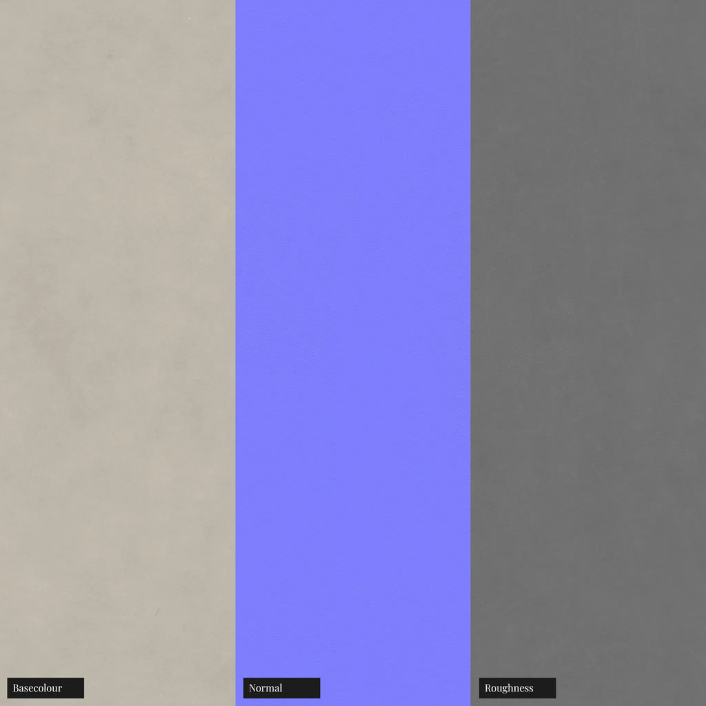 Semi Aniline Fine Grain Leather Sand Beige PBR Texture - Example Scene Visualization | Superellipse