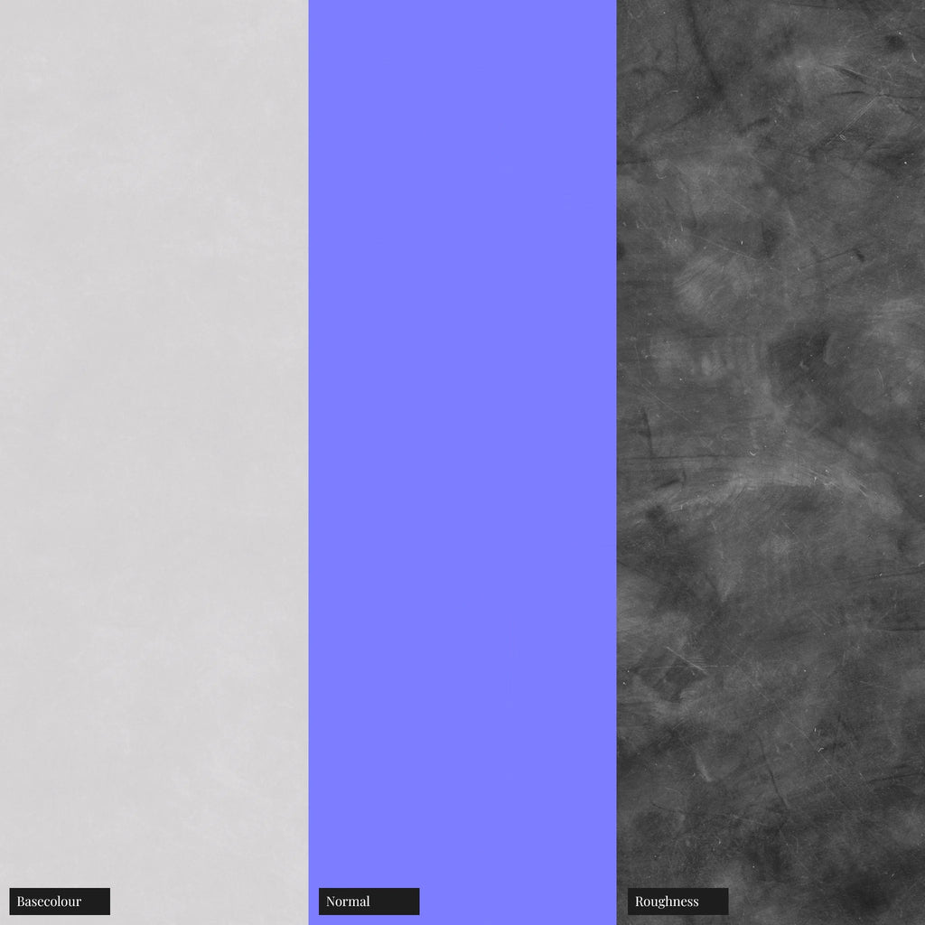 Off White Smudged Plastic PBR Texture - Example Scene Visualization | Superellipse