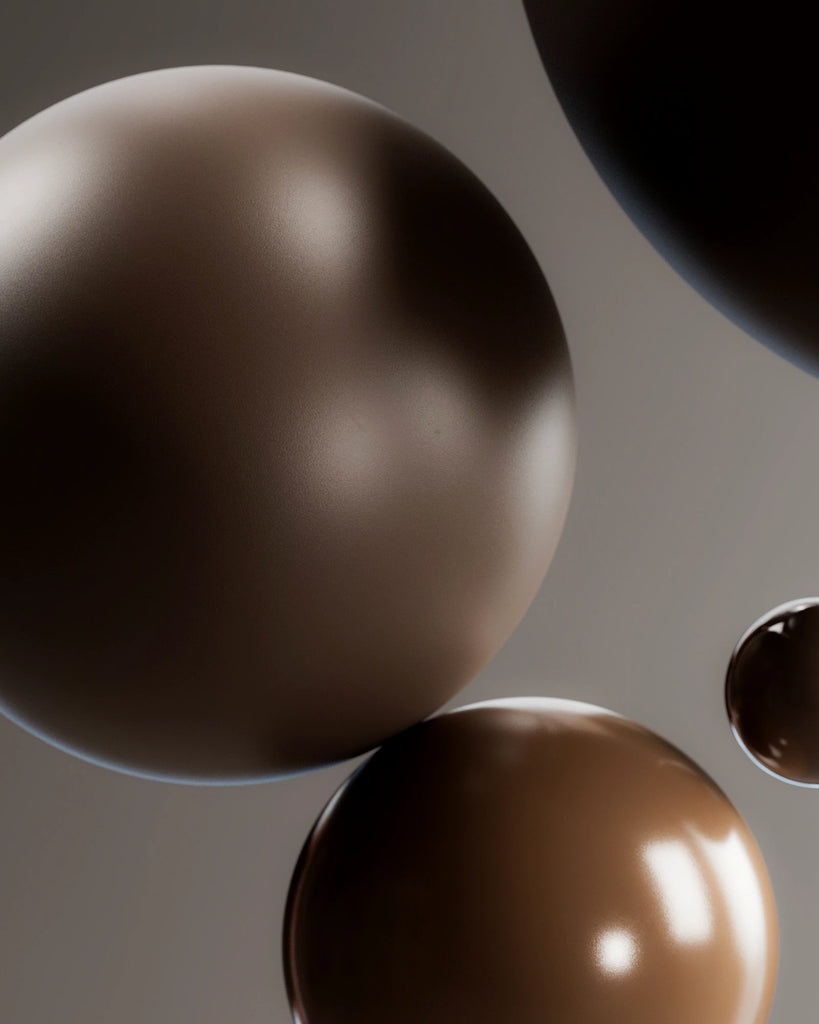 Matte Sepia Powdercoated Aluminium Metal PBR Texture - Example Scene Visualization | Superellipse