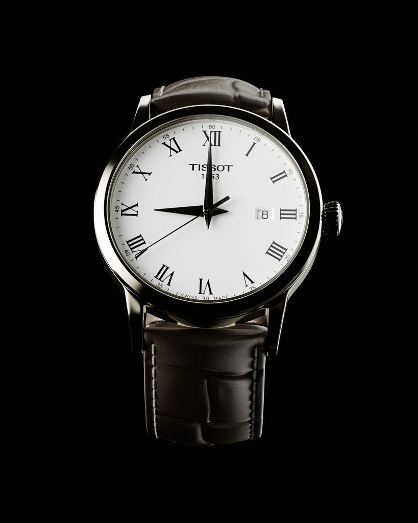 Polished As Cast Platinum Metal PBR Texture - Example Scene Visualization | Superellipse