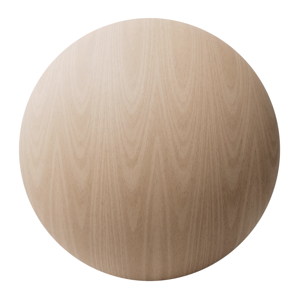 Beech Book Matched Veneer Wood PBR Texture - Sphere Swatch Preview | Superellipse