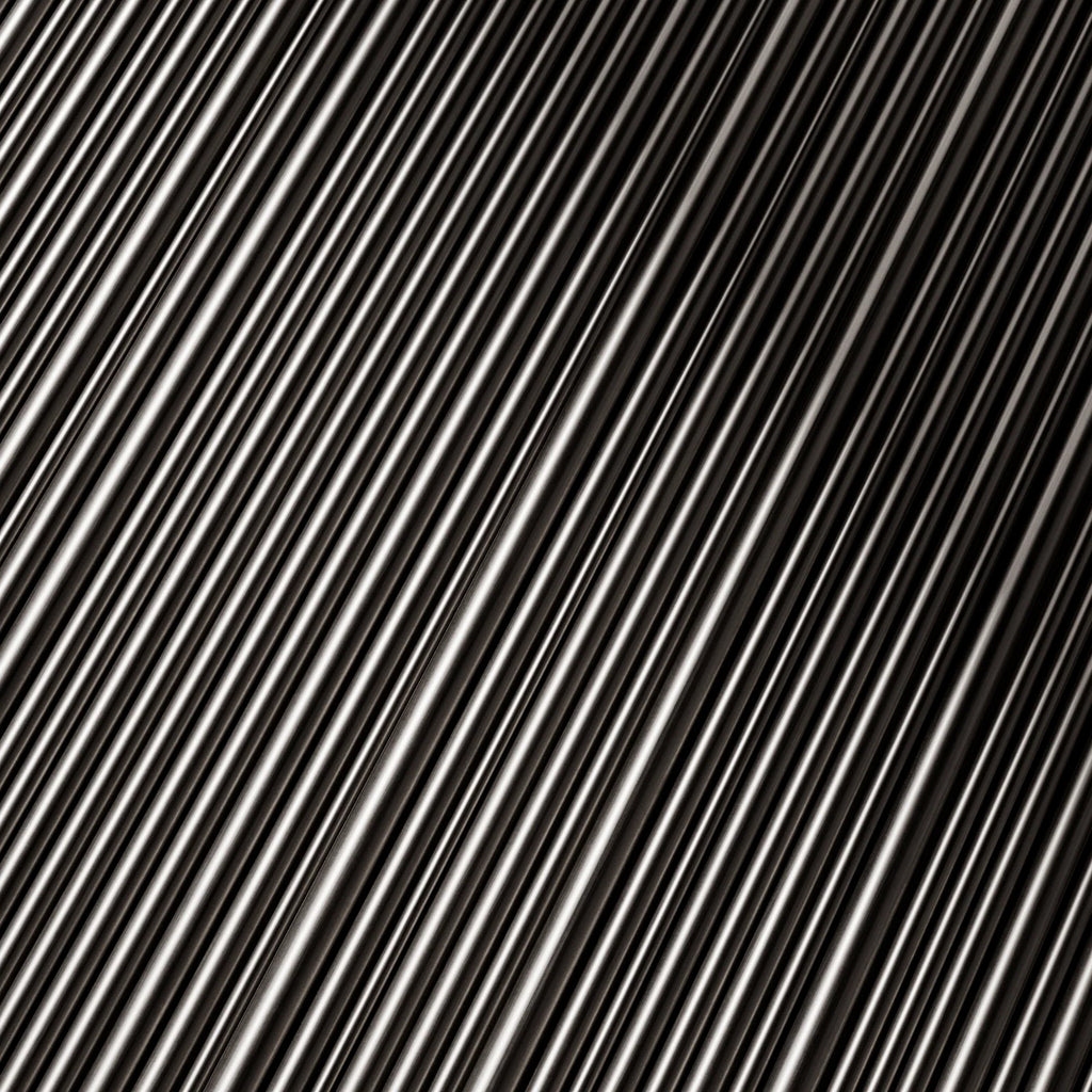 Ribbed Brushed Steel Metal 3D Panel PBR Texture - Example Scene Visualization | Superellipse