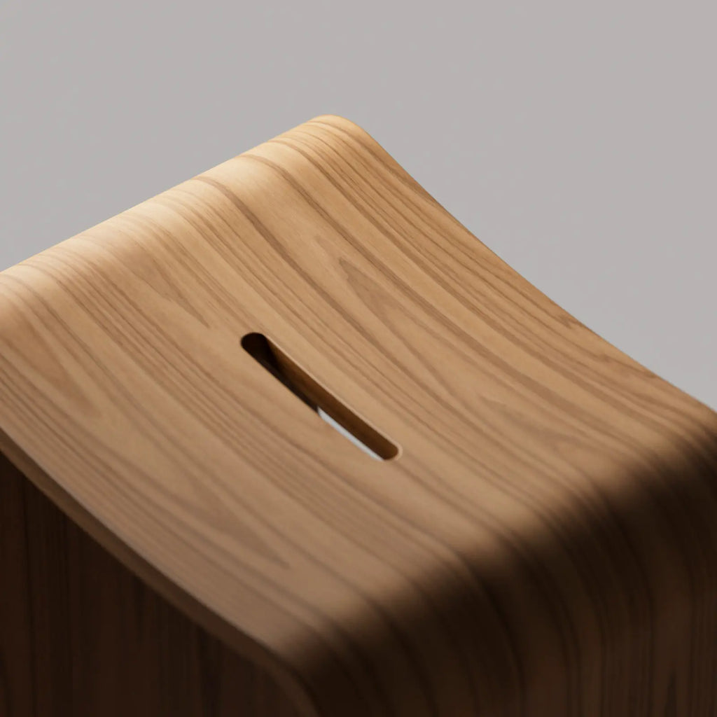 Oak Crown Cut Wood Veneer PBR Texture - Example Scene Visualization | Superellipse