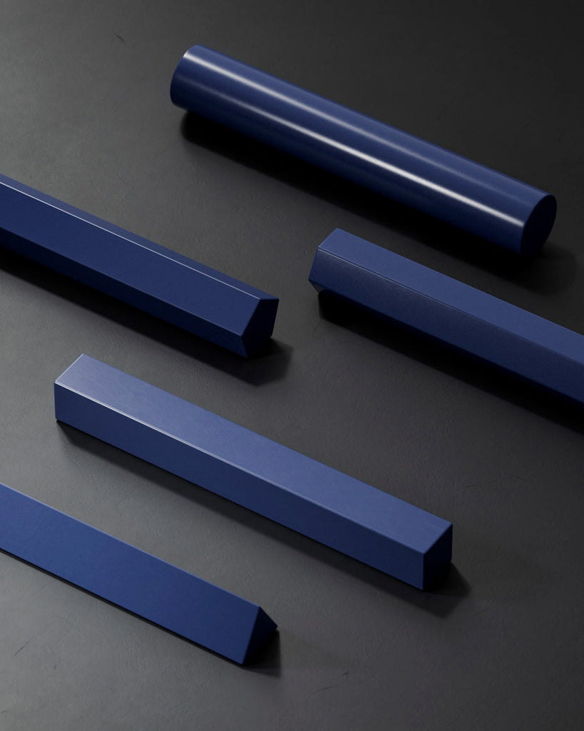 Serge Blue Gloss Finish Plastic PBR Texture - Example Scene Visualization | Superellipse