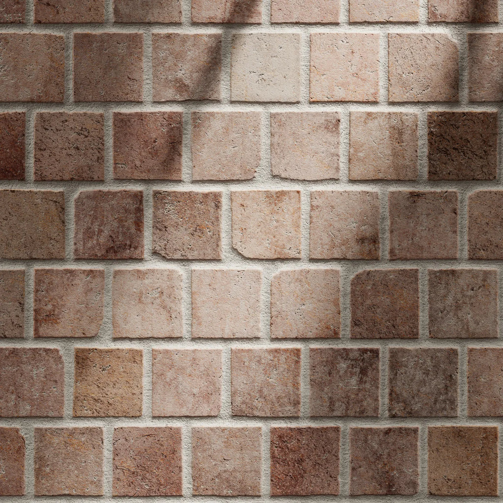 Mediterranean Terracotta Large Square Tiles PBR Texture - Example Scene Visualization | Superellipse