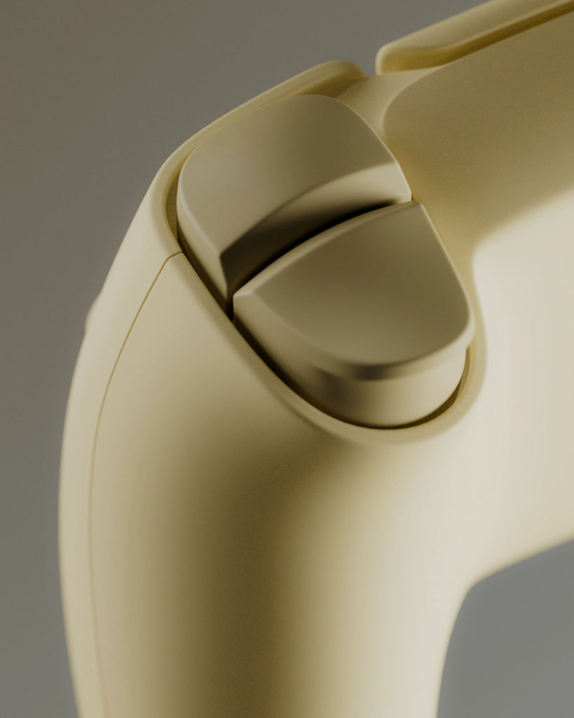 Hay Beige Matte Finish Plastic PBR Texture - Example Scene Visualization | Superellipse