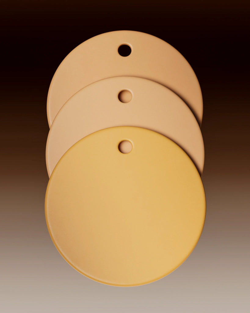 Papaya Orange Lightly Worn Plastic PBR Texture - Example Scene Visualization | Superellipse