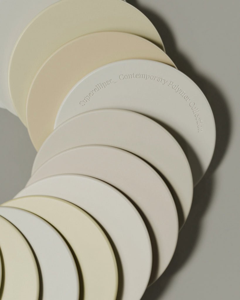 Off White Satin Finish Plastic PBR Texture - Example Scene Visualization | Superellipse