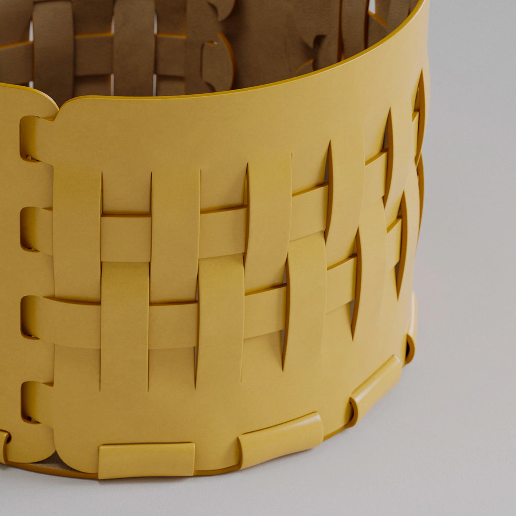 Mango Polished Nappa Lambskin Leather PBR Texture - Example Scene Visualization | Superellipse