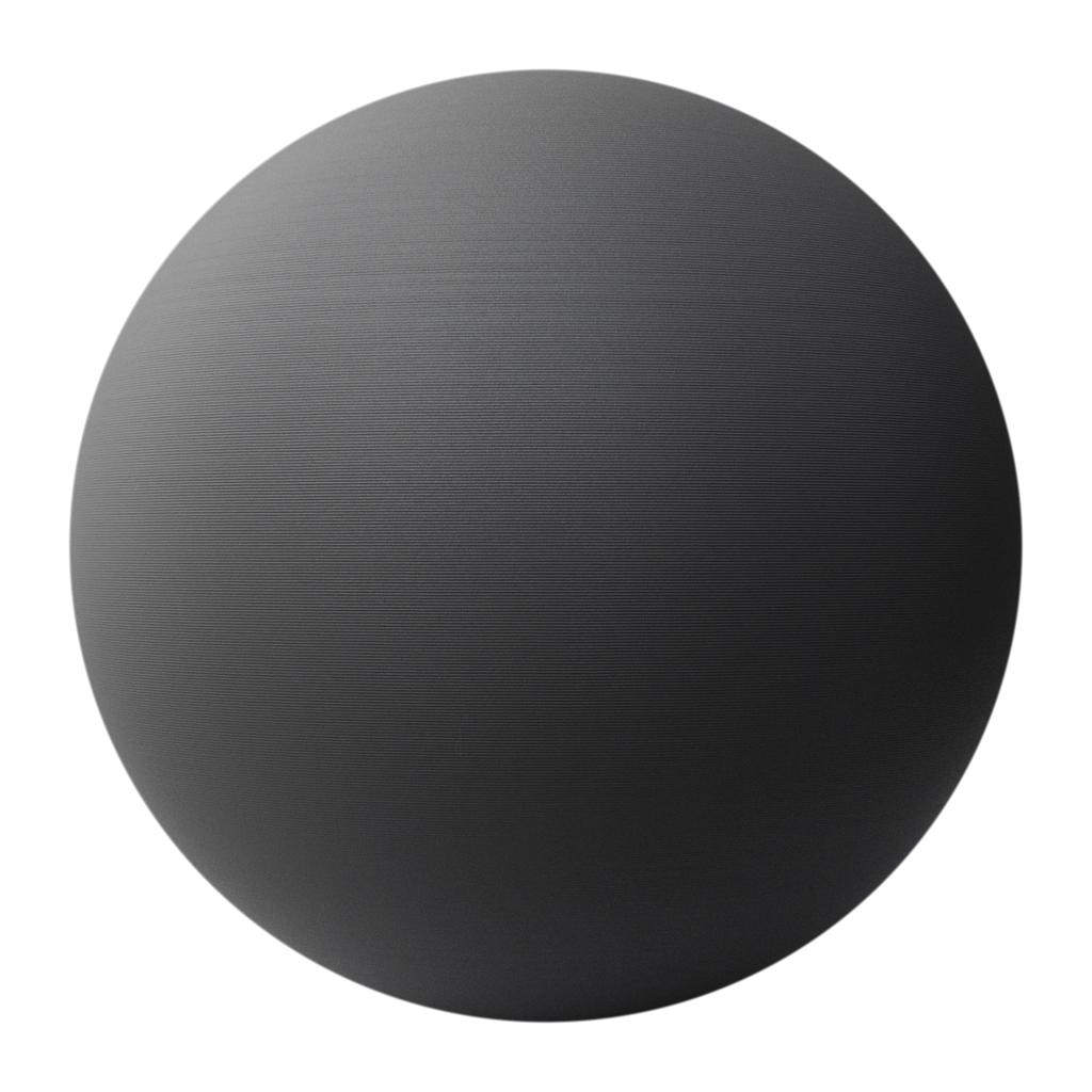 3D Printed Plastic Matte 0 4mm PBR Texture - Sphere Swatch Preview | Superellipse