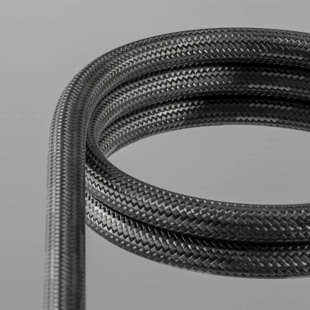 Slate Black Dual Braided Cord PBR Texture - Example Scene Visualization | Superellipse