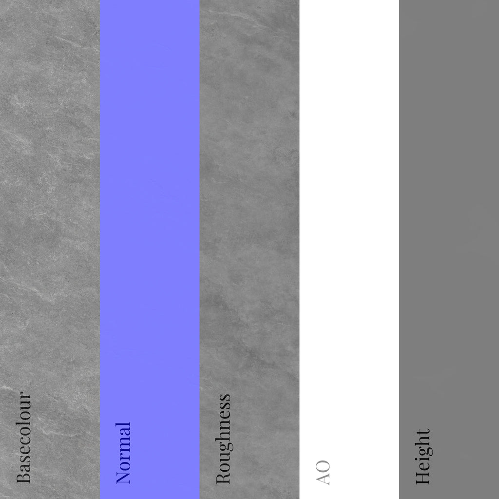 Limestone Slab Honed PBR Texture - Example Scene Visualization | Superellipse