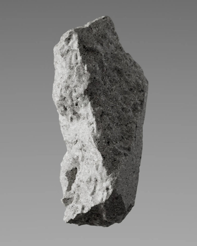 Light Ash Grey Honed Granite Slab PBR Texture - Example Scene Visualization | Superellipse