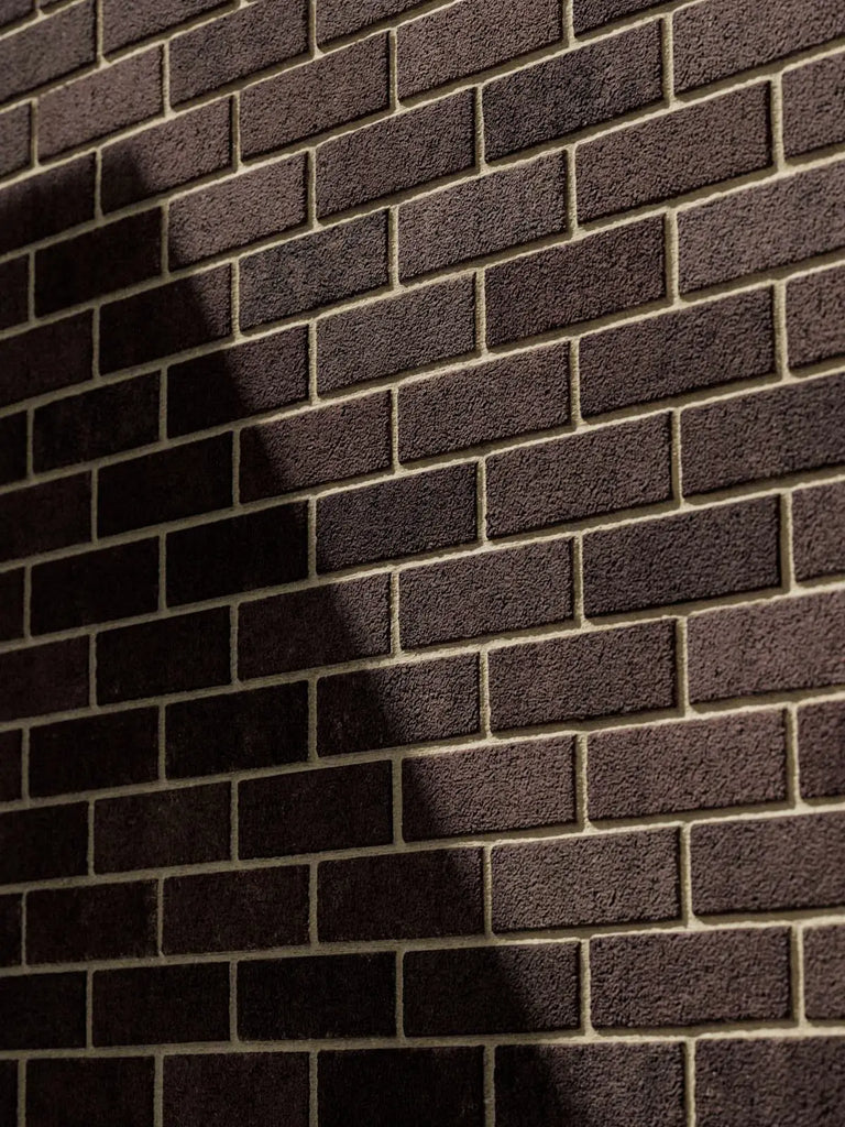 Bordeaux Red Sandfaced Brick Running Bond PBR Texture - Example Scene Visualization | Superellipse