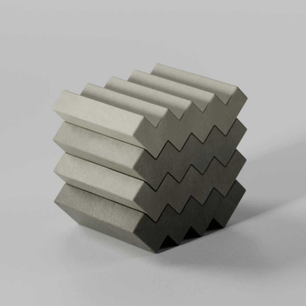 Grey Minimal Smooth Cast Concrete PBR Texture - Example Scene Visualization | Superellipse