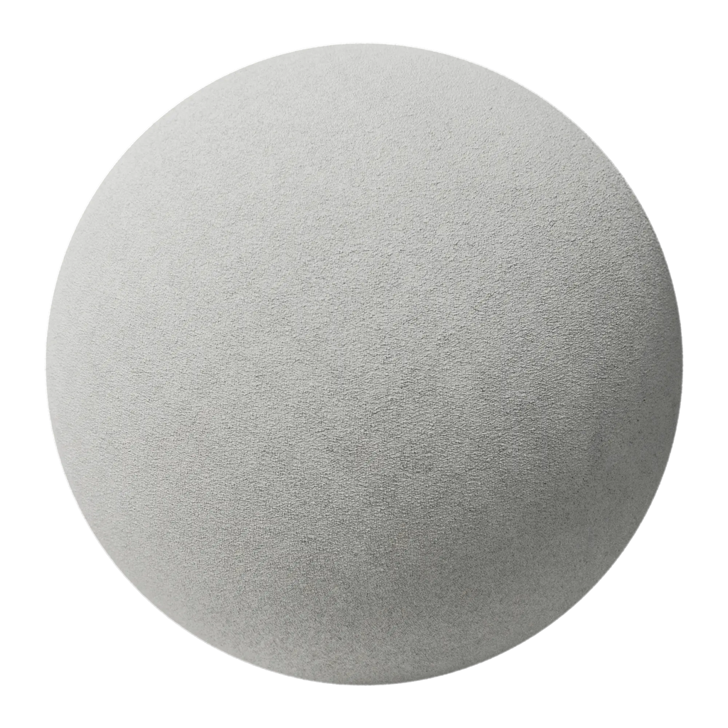 Off White Stucco Sand Finish PBR Texture - Sphere Swatch Preview | Superellipse