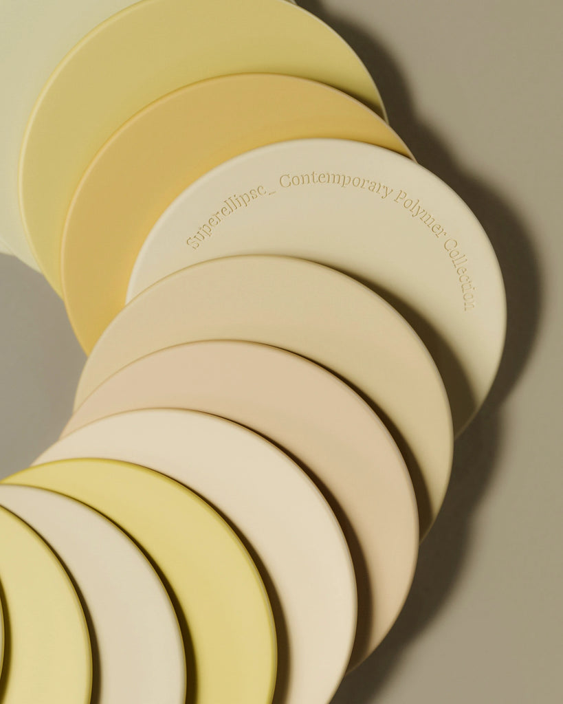 Hay Beige Matte Finish Plastic PBR Texture - Example Scene Visualization | Superellipse