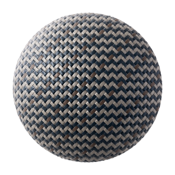 Harbor Beige Braided Cord PBR Texture - Sphere Swatch Preview | Superellipse