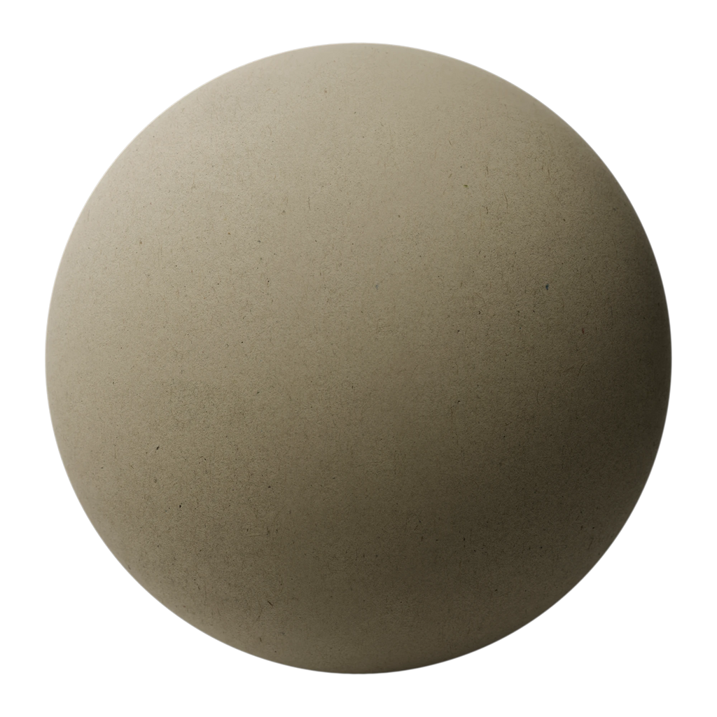 Kraft Olive Green Fiberboard Card PBR Texture - Sphere Swatch Preview | Superellipse