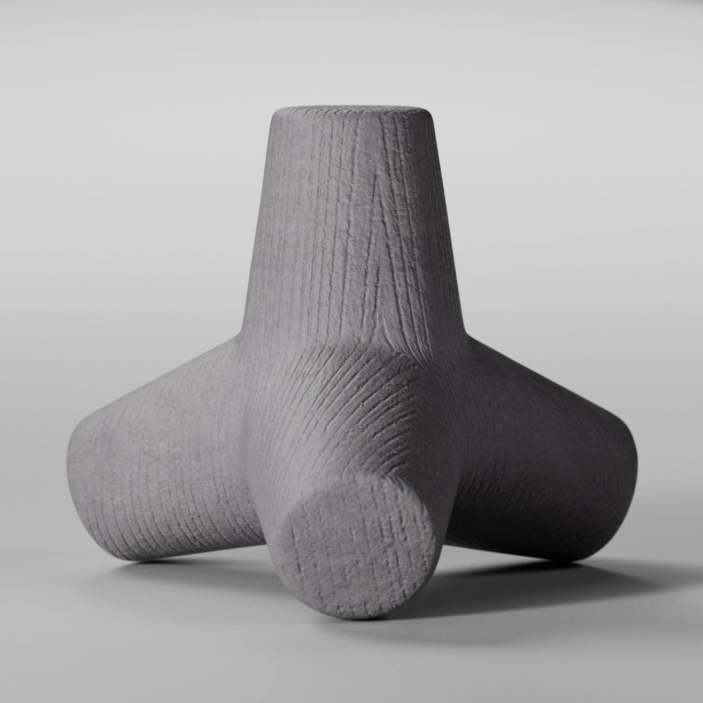 Straight Combed Poured Concrete PBR Texture - Example Scene Visualization | Superellipse