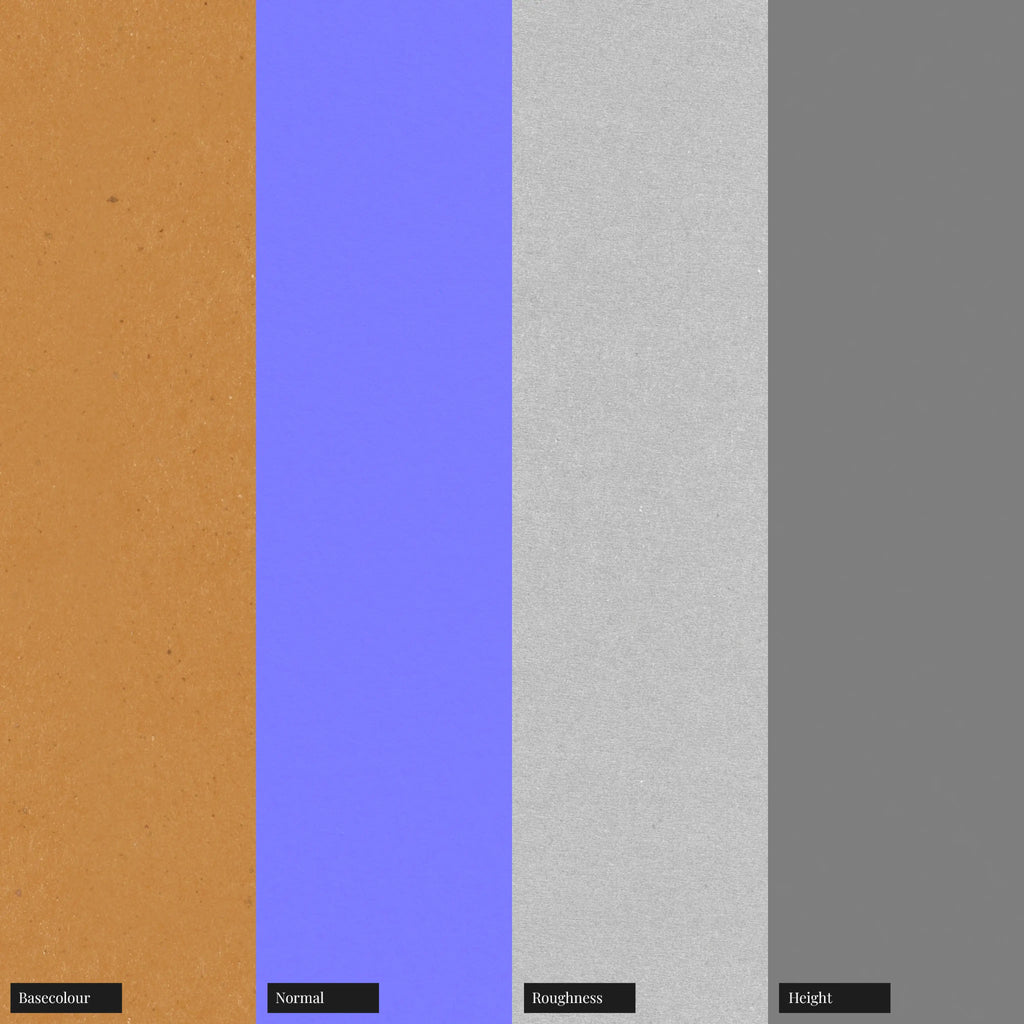 Gmund Bier Pils Pulp Paper PBR Texture - Example Scene Visualization | Superellipse