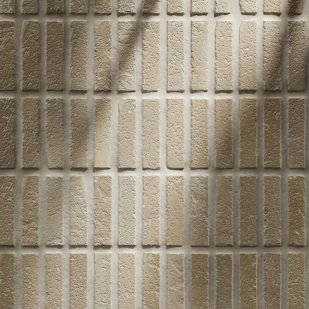 Low Temperature Fired Yellow Terracotta Bricks PBR Texture - Example Scene Visualization | Superellipse