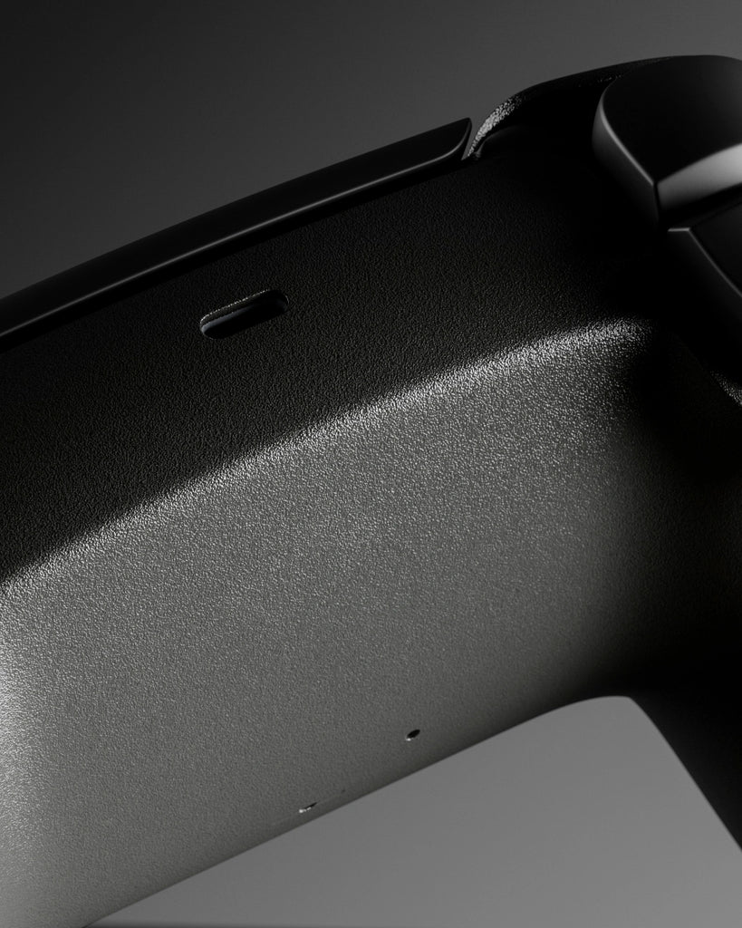 VDI 45 Molded Black Plastic PBR Texture - Example Scene Visualization | Superellipse