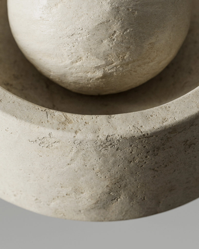 Moca Creme Natural Cut Limestone PBR Texture - Example Scene Visualization | Superellipse