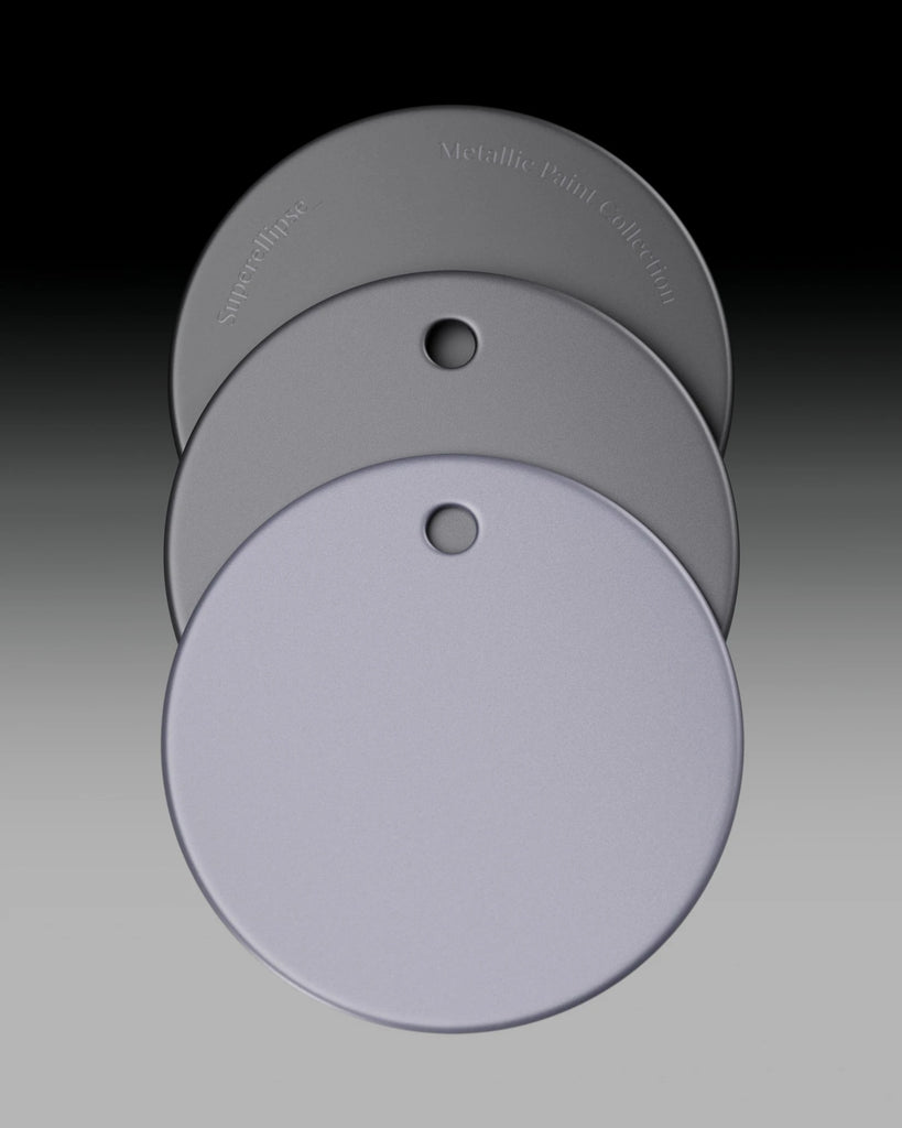 Onyx Black Metallic Satin Paint PBR Texture - Example Scene Visualization | Superellipse