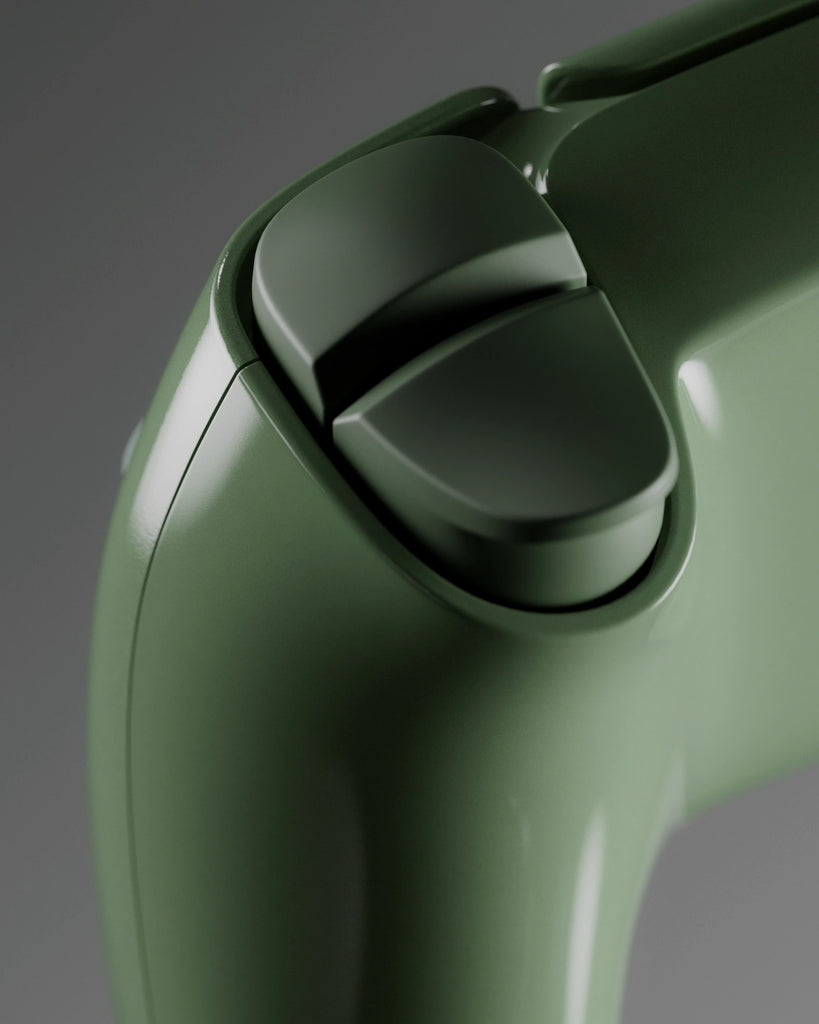 Beverly Green High Gloss Finish Plastic PBR Texture - Example Scene Visualization | Superellipse