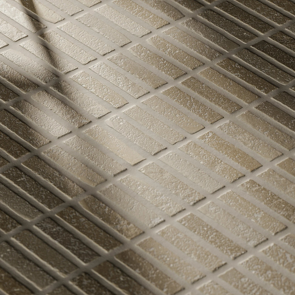 Terracotta Rustic Yellow Brick Tile PBR Texture - Example Scene Visualization | Superellipse