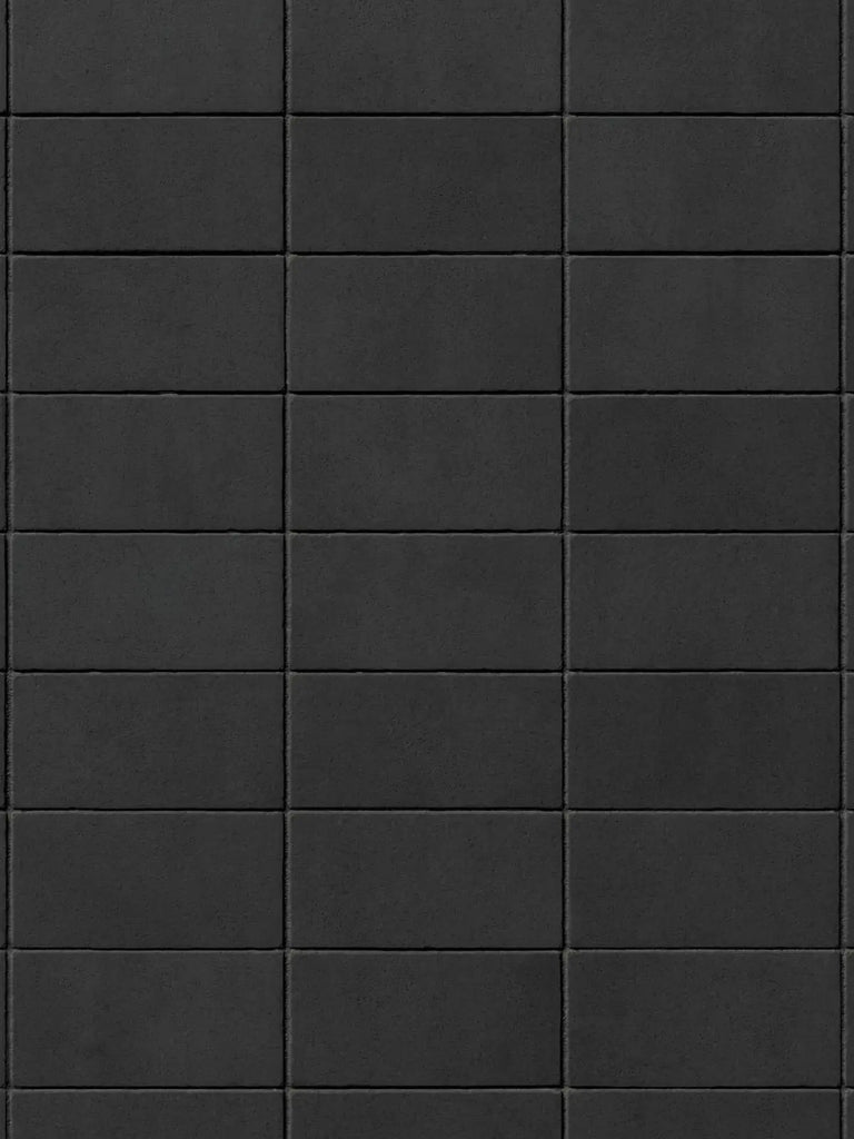 Concrete Dark Matte Block Stacked Bond PBR Texture - Example Scene Visualization | Superellipse