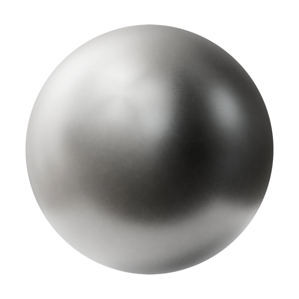 Space Grey Anodised Aluminium Metal PBR Texture - Sphere Swatch Preview | Superellipse