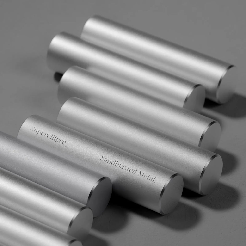 Sandblasted Matte Aluminium Metal PBR Texture - Example Scene Visualization | Superellipse