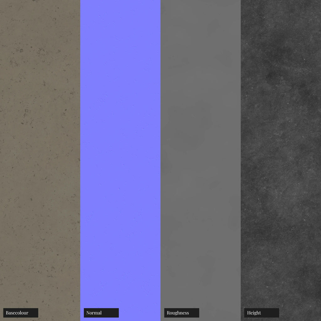 Cast Nickel Metal PBR Texture - Example Scene Visualization | Superellipse