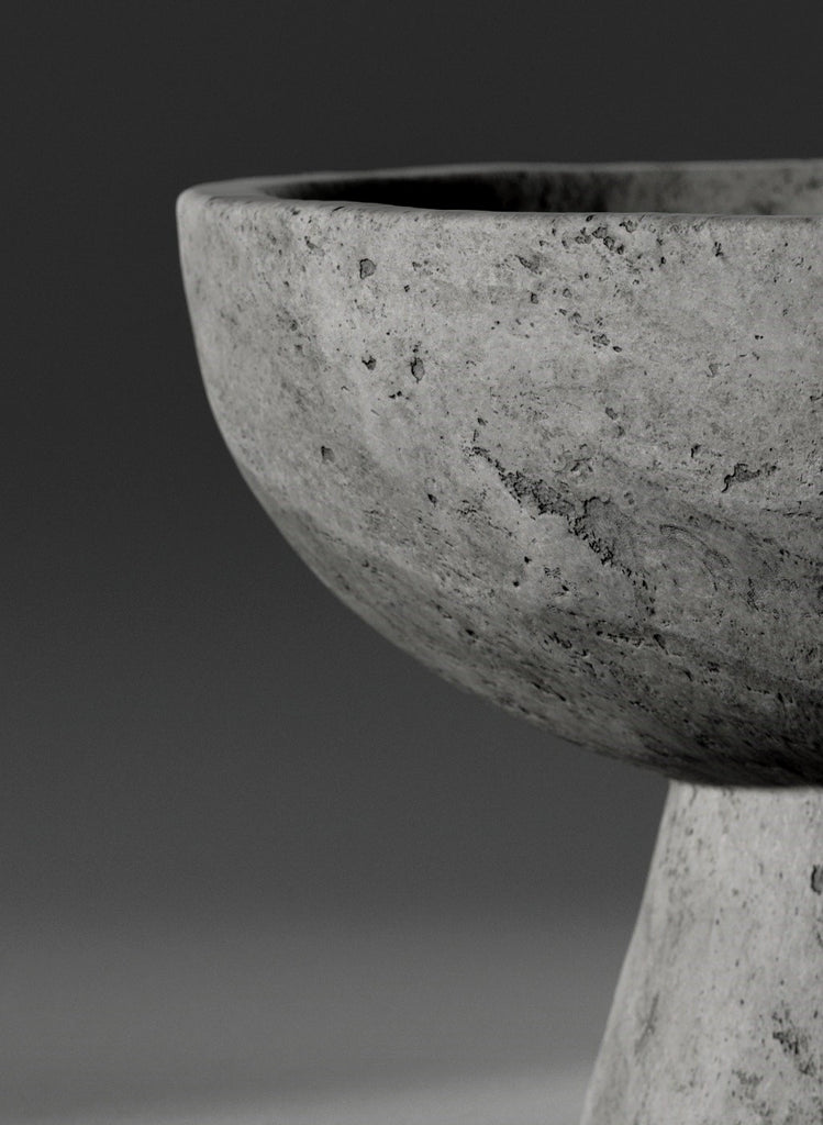 Portugal Grey Unfinished Limestone PBR Texture - Example Scene Visualization | Superellipse