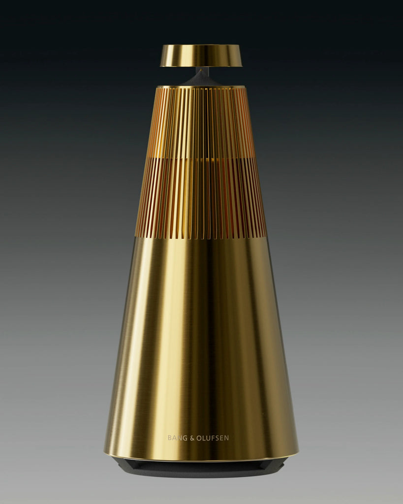 Fine Linear Brushed Gold Metal PBR Texture - Example Scene Visualization | Superellipse