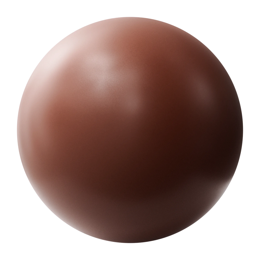 Hay Brown Satin Finish Plastic PBR Texture - Sphere Swatch Preview | Superellipse