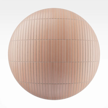 Slim Flamingo Matte Porcelain Tile PBR Texture - Sphere Swatch Preview | Superellipse