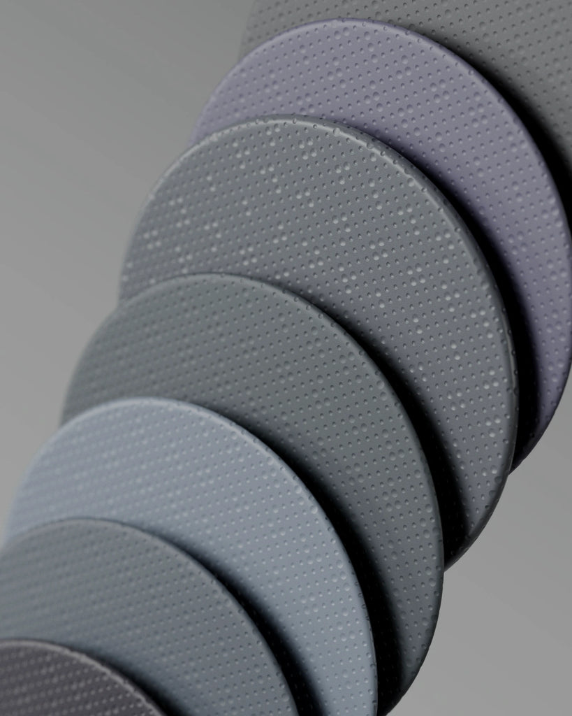 Asymmetric Circle Grid Textured Plastic PBR Texture - Example Scene Visualization | Superellipse