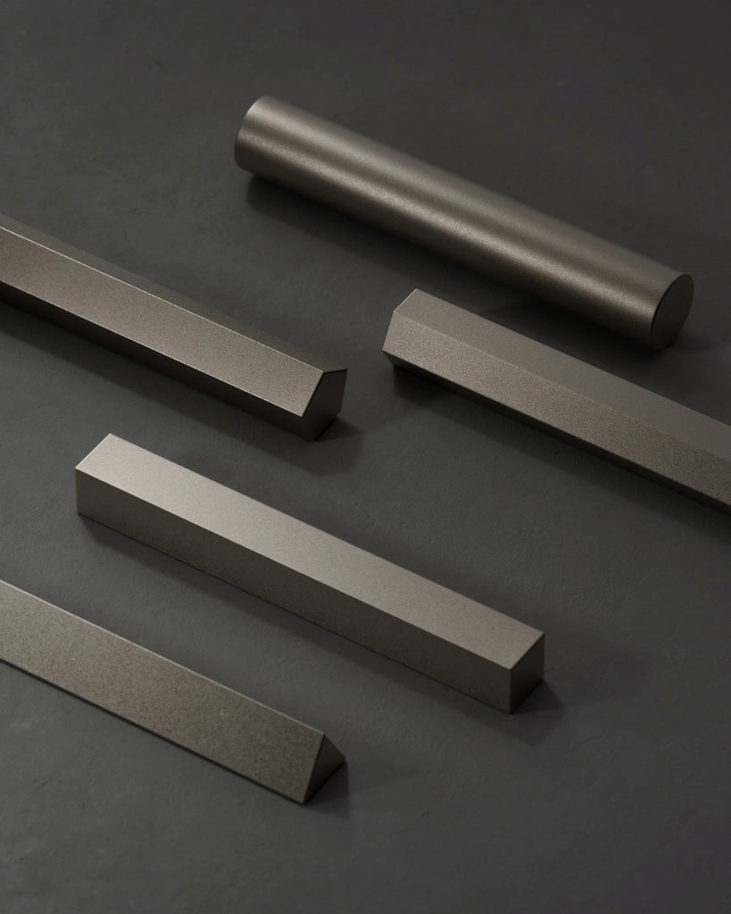 Sandblasted Titanium Metal PBR Texture - Example Scene Visualization | Superellipse