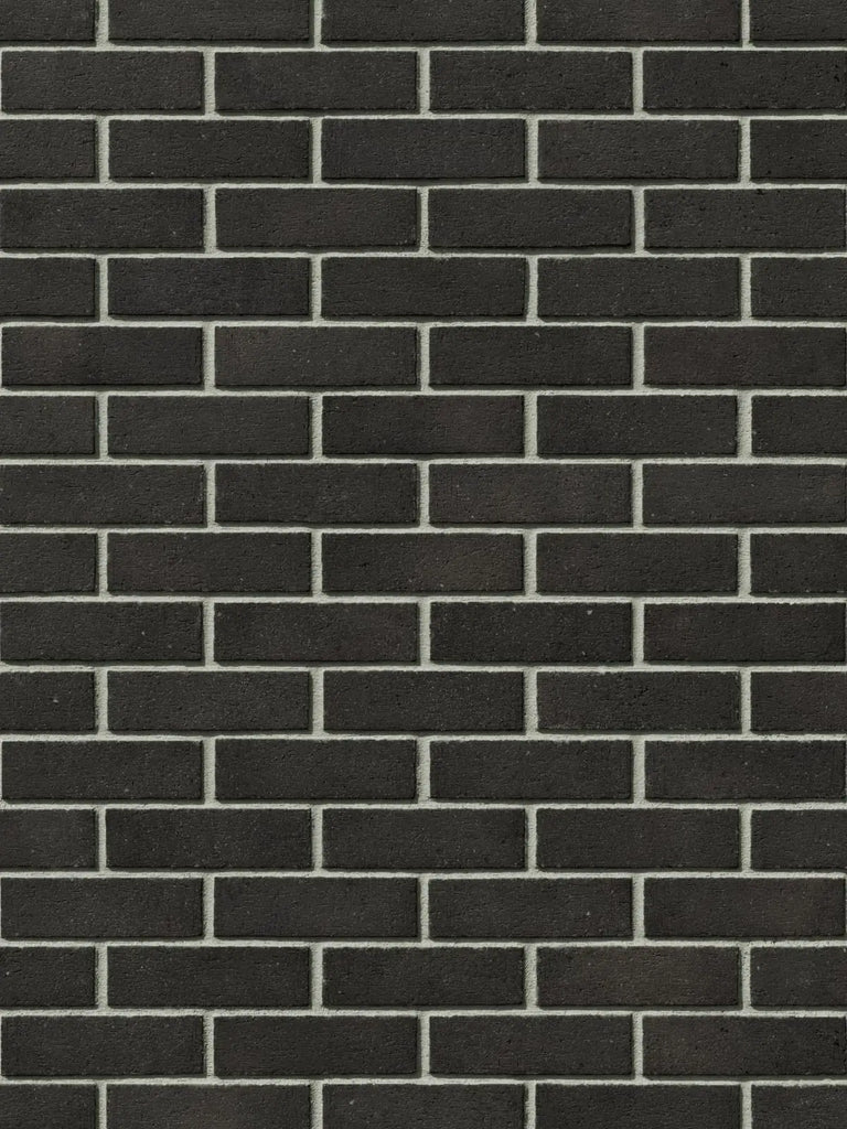 Ironstone Black Running Bond Brick PBR Texture - Example Scene Visualization | Superellipse