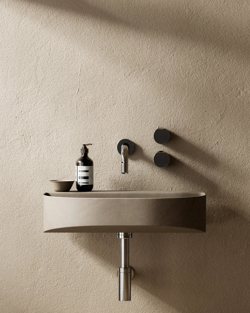 Natural Pozzolans Clay Finishing Plaster PBR Texture - Example Scene Visualization | Superellipse