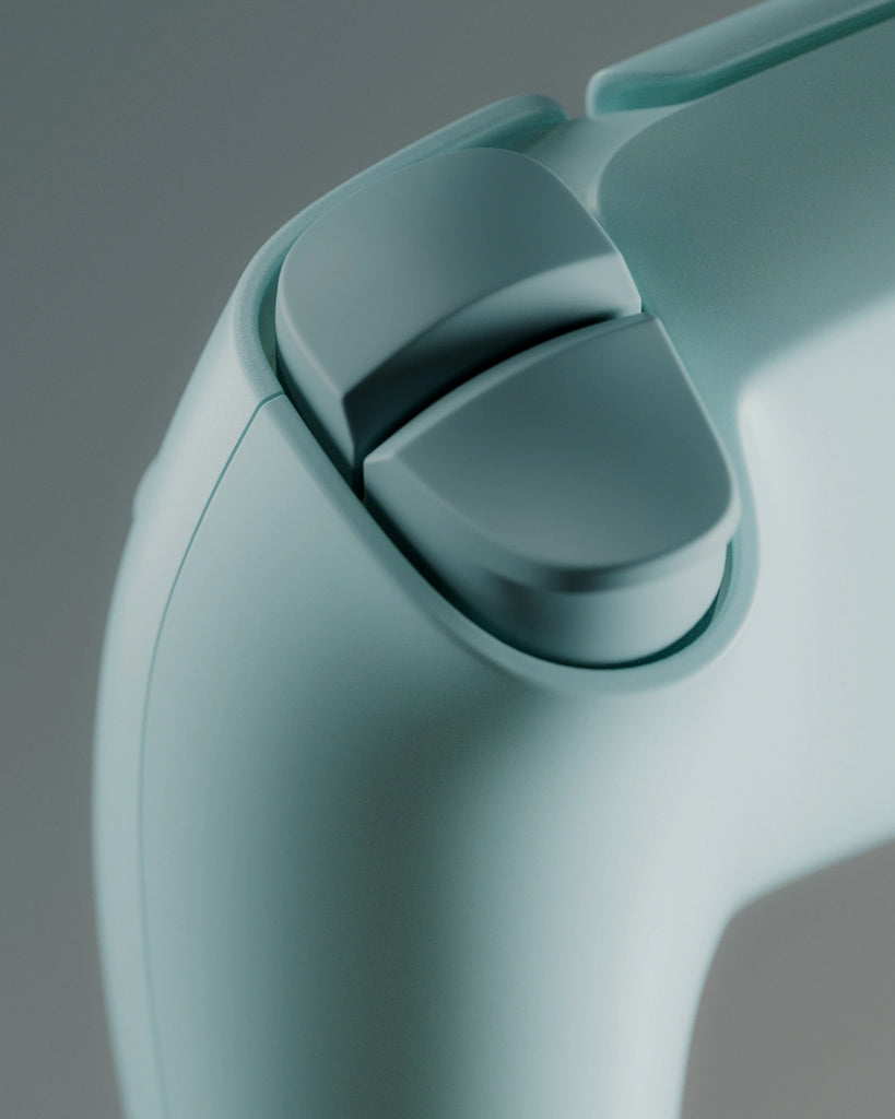 Mint Teal Satin Finish Plastic PBR Texture - Example Scene Visualization | Superellipse