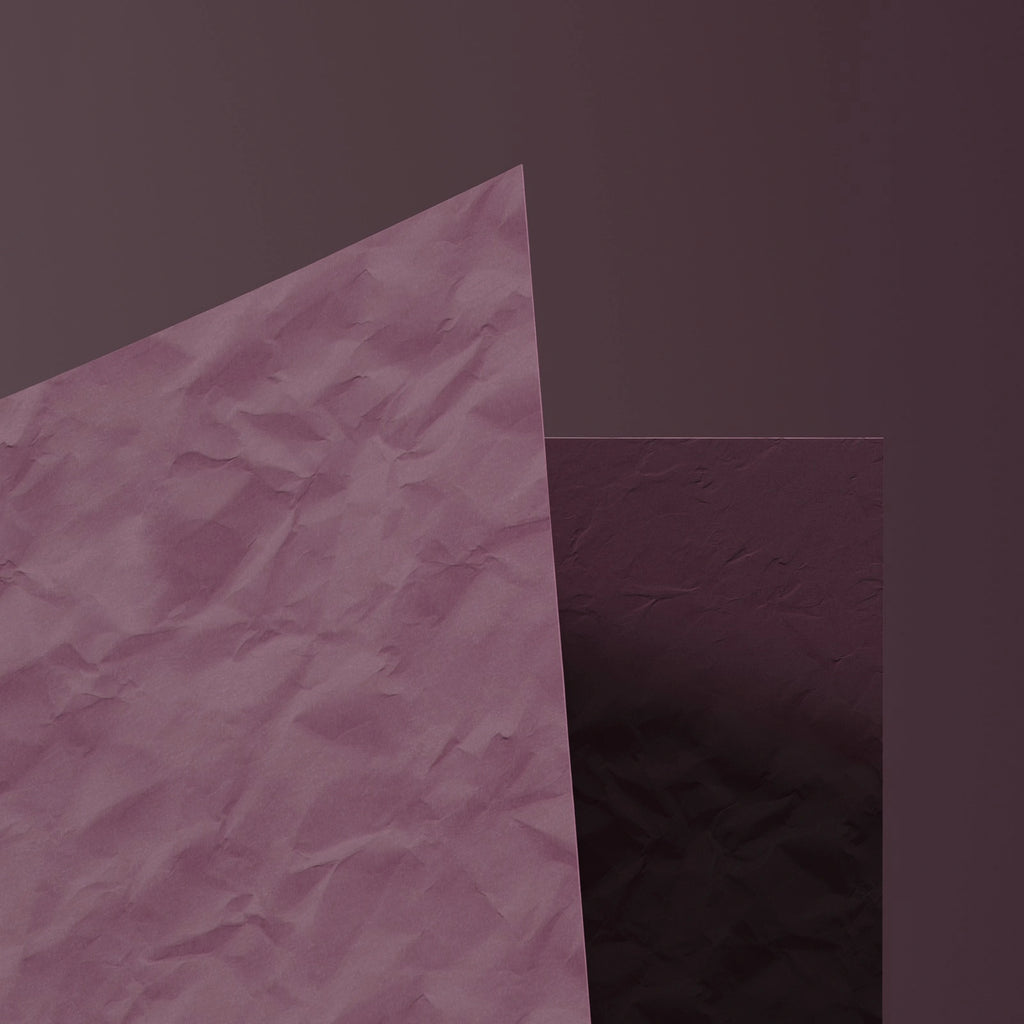 Crumpled Magenta Kraft Card PBR Texture - Example Scene Visualization | Superellipse