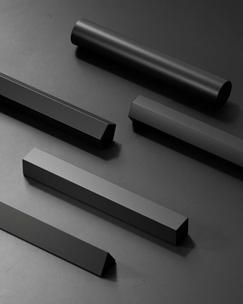 VDI 18 Molded Black Plastic PBR Texture - Example Scene Visualization | Superellipse