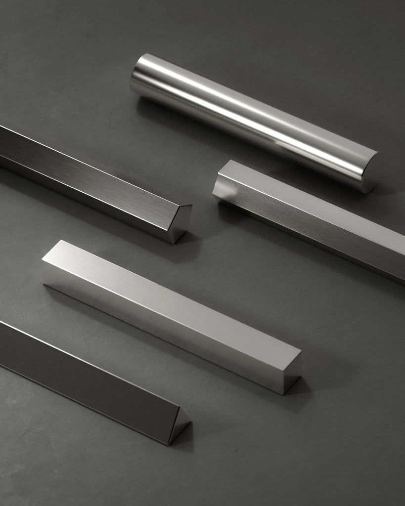 Fine Linear Brushed Silver Metal PBR Texture - Example Scene Visualization | Superellipse