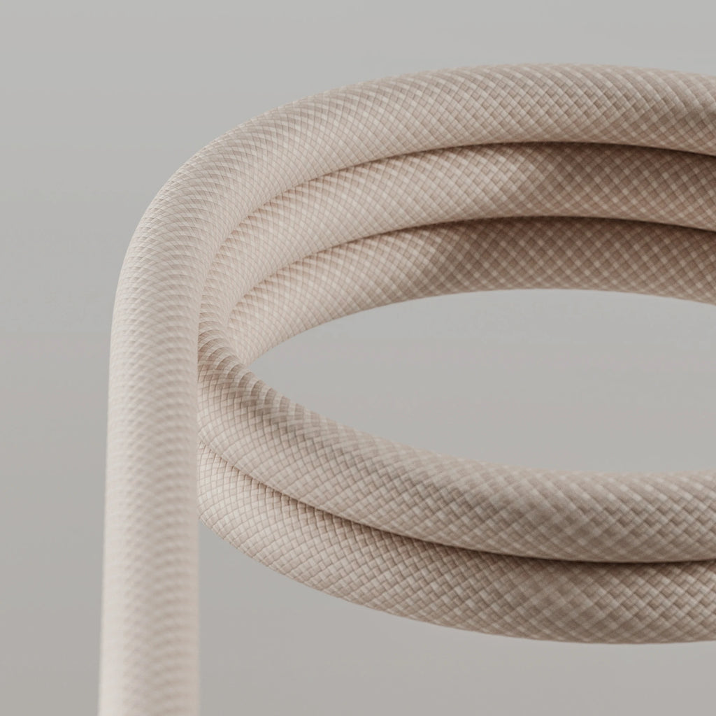 Orange iMac Nylon Braided Cord PBR Texture - Example Scene Visualization | Superellipse