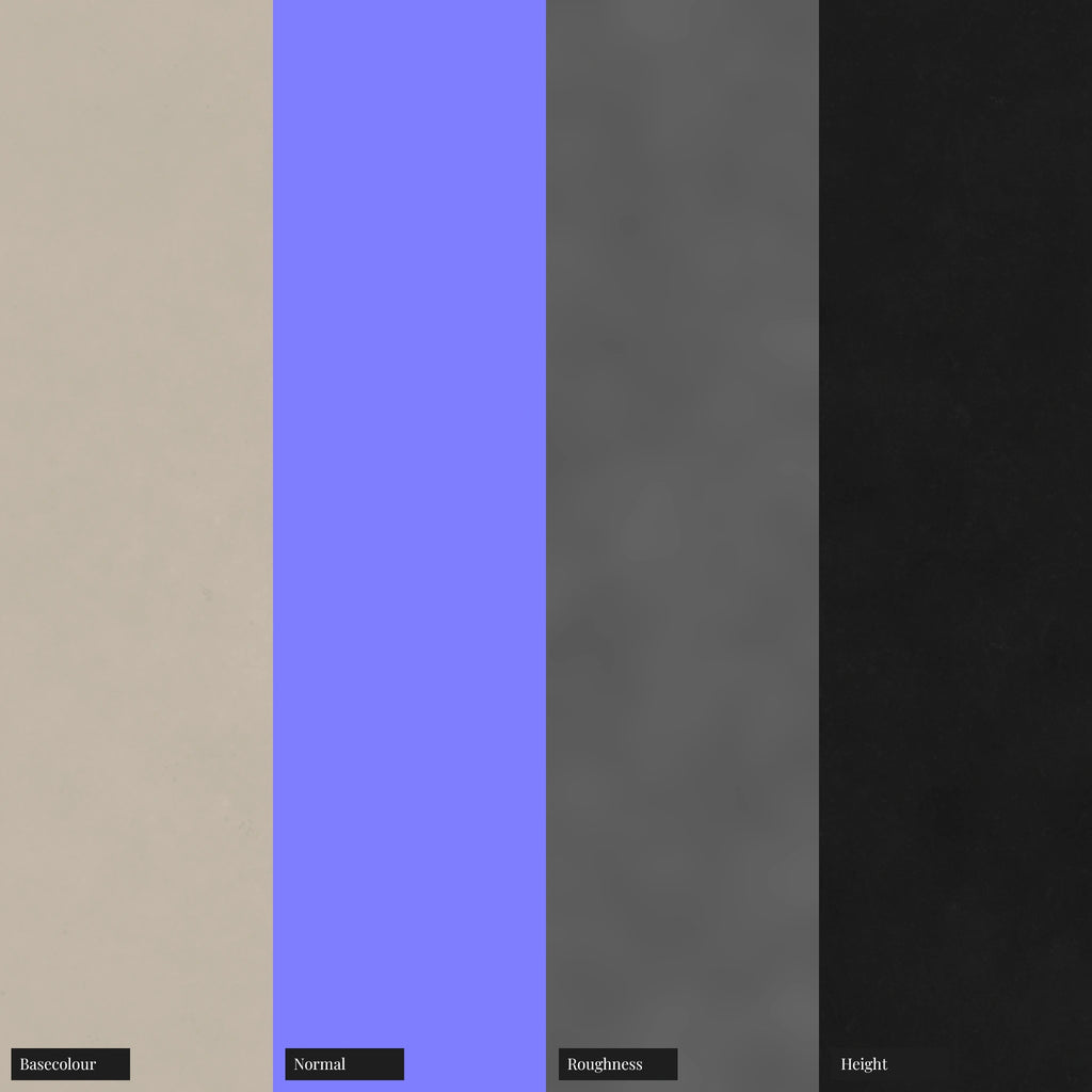 Polished As Cast Platinum Metal PBR Texture - Example Scene Visualization | Superellipse